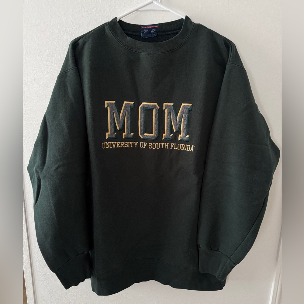 MV Sport Dark Green Crew Neck Sweater